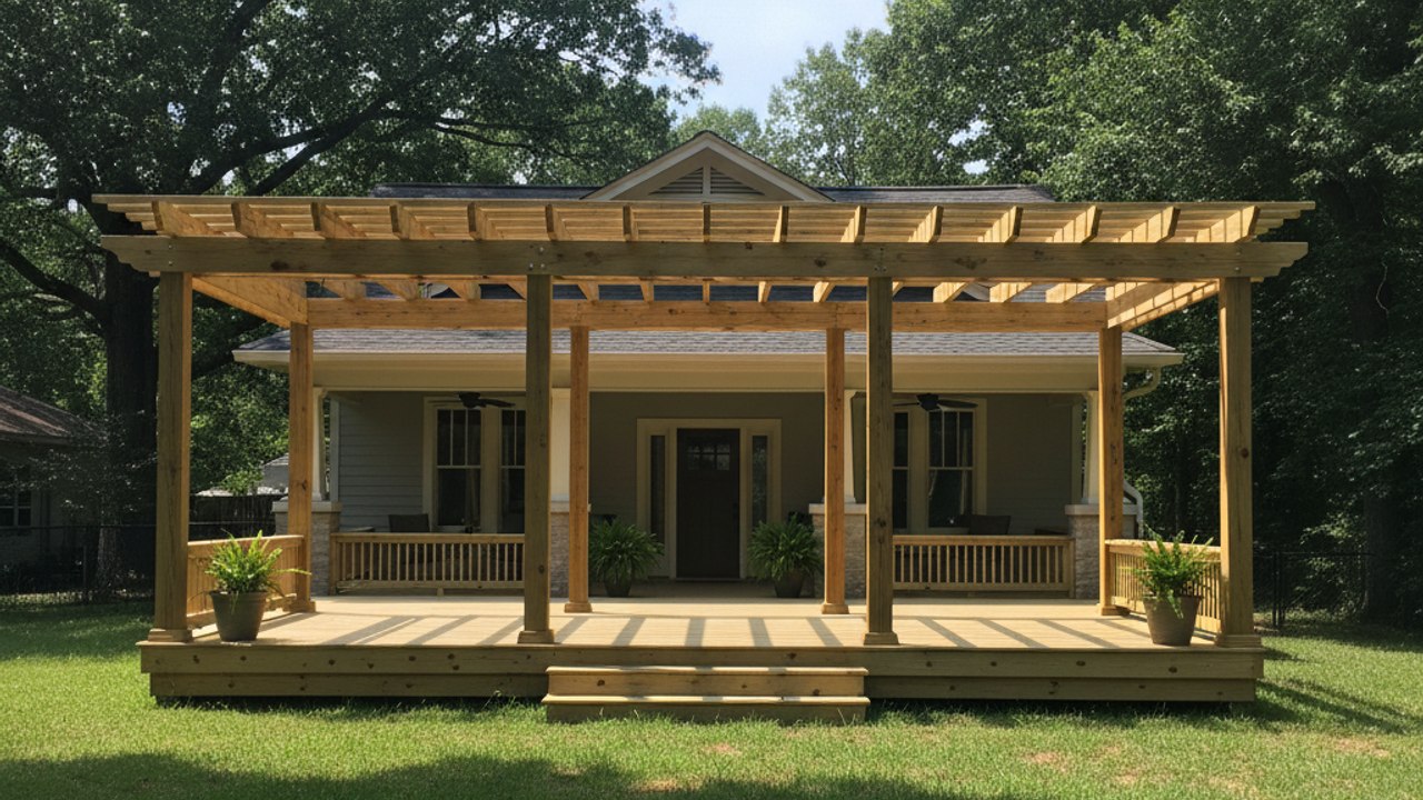 Deck Installation completed by Majestic Deck in Robertsdale, AL
